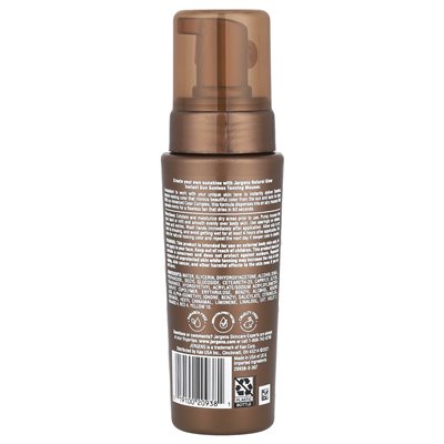 Jergens, Natural Glow, Instant Sun, Sunless Tolning Mus, Deep Bronze, 6 fl oz (177 ml)
