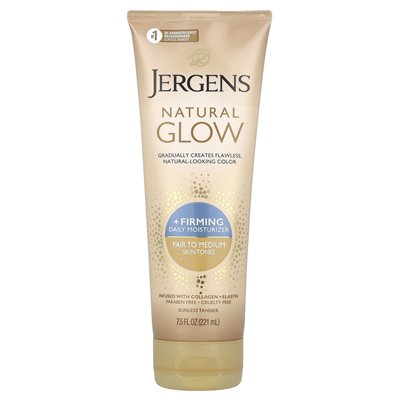 Jergens, Naturalny Połysk, Ujędrniający Codzienny Nawilżacz, Jasny do Średniego, 7,5 uncji (221 ml) Jergens, Naturalny Połysk, Ujędrniający Codzienny Nawilżacz, Jasny do Średniego, 7,5 uncji (221 ml)