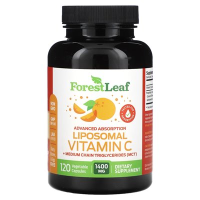 Forest Leaf, Liposomal Vitamin C, 1400 mg, 120 Vegetable Capsules (700 mg per capsule)