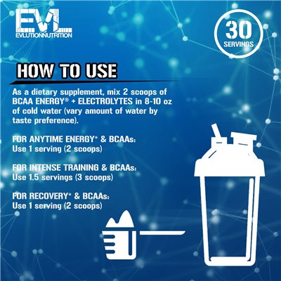 Evlution Nutrition, BCAA Energy plus electrolytes, Orange Mango, 11.7 oz (333 g)