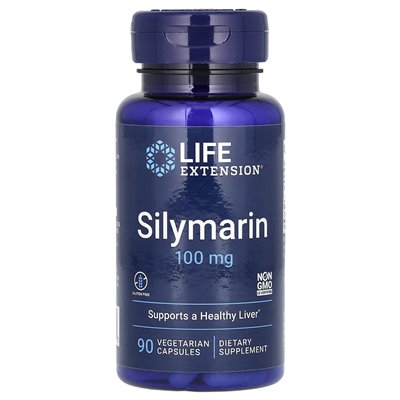 Life Extension, Silymarin, 100 mg, 90 Wegetariańskich Kapsułek Life Extension, Silymarin, 100 mg, 90 Wegetariańskich Kapsułek