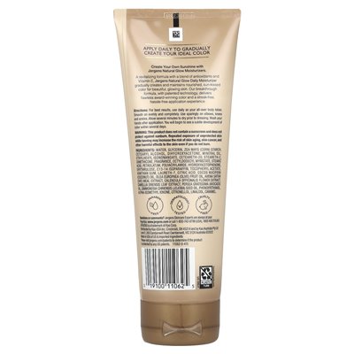 Jergens, naturalny blask, codzienny krem ​​nawilżający, średnie i głębokie odcienie skóry, 7,5 fl oz (221 ml)