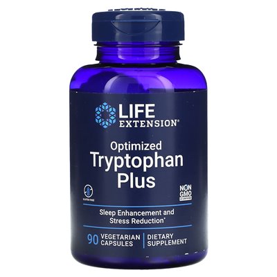 Rozszerzenie życia, zoptymalizowane tryptofan plus, 90 kapsułek wegetariańskich