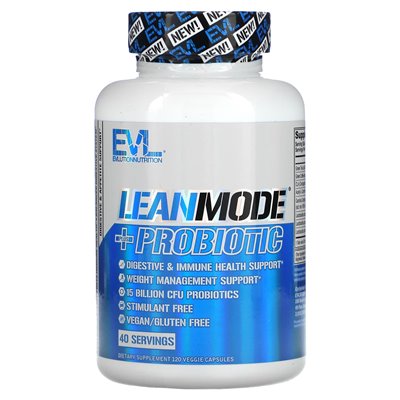 Evlution Nutrition, Leandymode + Probiotic, 120 Vegetarian Capsules