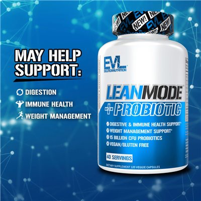 Evlution Nutrition, Leandymode + Probiotic, 120 Vegetarian Capsules