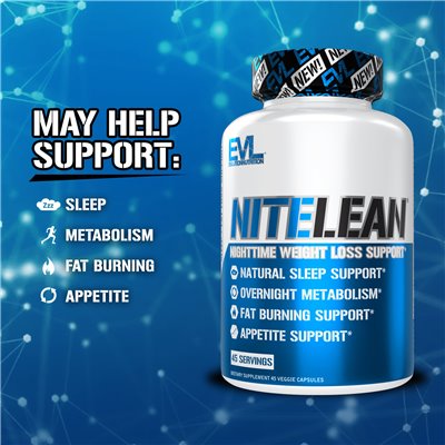 Evlution Nutrition, Nitelean, 45 kapsułek wegetariańskich