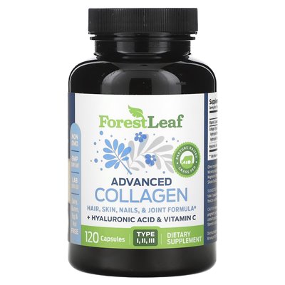 Forest Leaf, Advanced Collagen, Kollagen, 120 Kapseln
