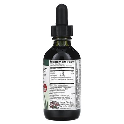 Zioła itp., Chloroksygen®, koncentrat chlorofilu, wolny od alkoholu, 2 Fl Oz (59 ml) Zioła itp., Chloroksygen®, koncentrat chlorofilu, wolny od alkoholu, 2 Fl Oz (59 ml)