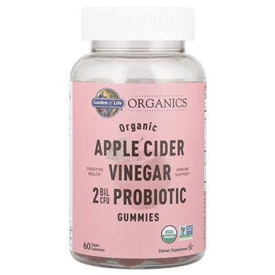 Garden of Life, Organics, Organic Apple Cider Probiotic Gummy, 60 vegan gummies