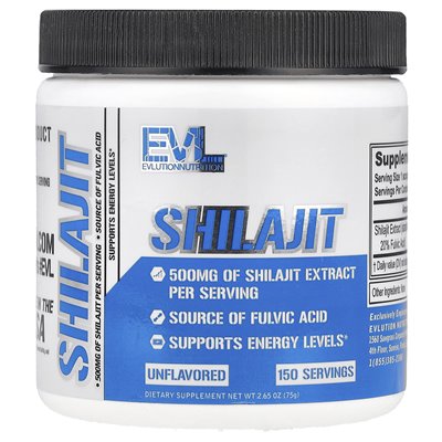 Evlution Nutrition, Shilajit, niezbudowany, 2,65 uncji (75 g)