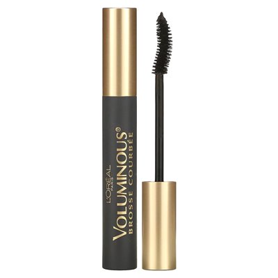 L'Oréal, voluminöse, gebogene Wimperntusche, 340 Schwarz, 0,28 fl oz (8 ml)