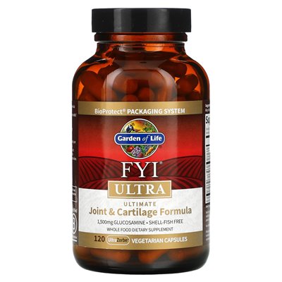 Garden of Life, FYI Ultra, Ultimate Joint & Chrząstka Formuła, 120 Ultrazorbe Vegetarian Capsules Garden of Life, FYI Ultra, Ultimate Joint & Chrząstka Formuła, 120 Ultrazorbe Vegetarian Capsules