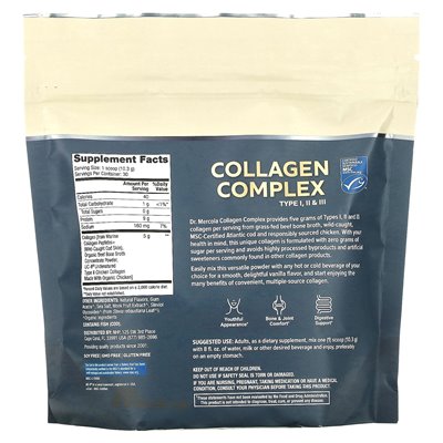 Dr. Mercola, Kollagenkomplex Typ L, LL und LLL, Vanille, 5 g, 10,89 oz (309 g) Dr. Mercola, Kollagenkomplex Typ L, LL und LLL, Vanille, 5 g, 10,89 oz (309 g)