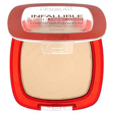 L'Oréal, Infallible 24h Fresh Wear, Puderfoundation, 130 True Beige, 9 g (0,31 oz.)