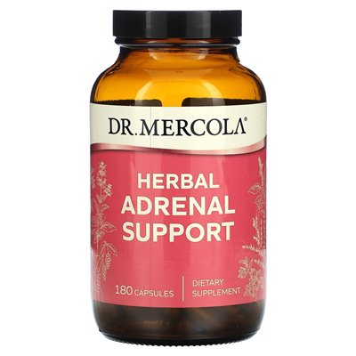 Dr Mercola, Herbal Adnerna Support, 180 kapsułek