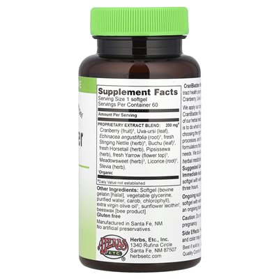 Zioła itp., Cranbladder Releaf®, 60 softgels