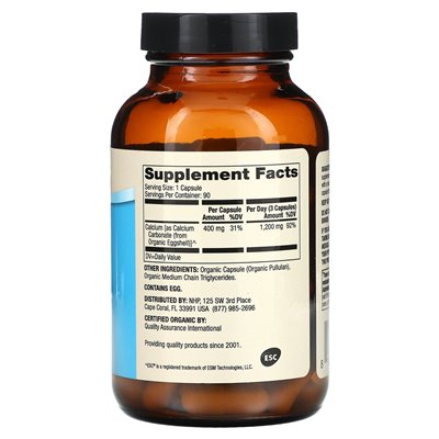 Dr. Mercoli, Calcium, 1200 mg, 90 Kapseln