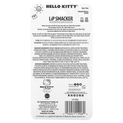 Lip Smacker, Hello Kitty, balsam do ust i połysk, 2 sztuki Lip Smacker, Hello Kitty, balsam do ust i połysk, 2 sztuki