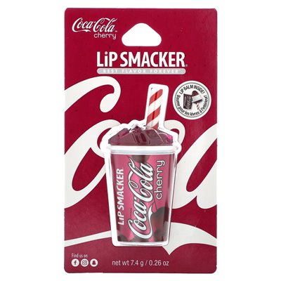 Lip Smacker, Coca-Cola, balsam do ust, Cherry Coke Cup, 0,26 uncji (7,4 g)