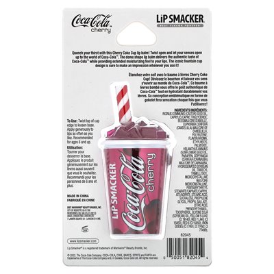 Lip Smacker, Coca-Cola, balsam do ust, Cherry Coke Cup, 0,26 uncji (7,4 g)