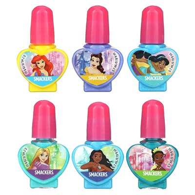 Lip Smacker, Disney Princess, Collection Polish, 6 Pack, 0,19 Fl Oz (5,7 ml)