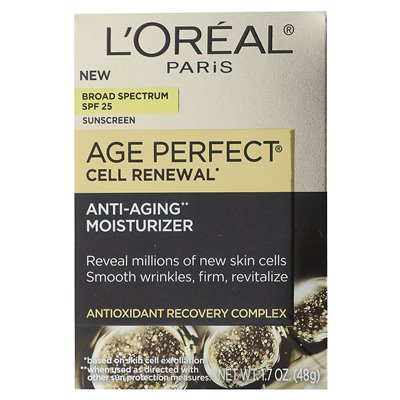 L'Oréal, Age Perfect Cell Reneval, Anti-Aging Moisturizer, SPF 25, 1.7 oz (48 g)