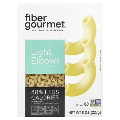 Gourmet Fiber, leichte Ellbogen, 8 oz (227 g)