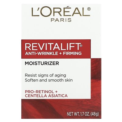 L'Oréal, Revitalift Anti-Wrinkle + Hapurying, Moisturizing Cream, 1.7 oz (48 g)