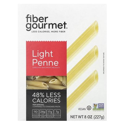 Fiber Gourmet, Light Penne, 8 oz (227 g)