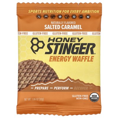 Honey Stinger, Waffle Energy, solony karmel, 12 gofrów, 1,06 uncji (30 g) każdy