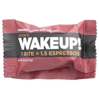 Jesse's Wakeup!, Reis-Crisp-Bites, Zimt-Crunch, 8 Packungen, je 0,53 oz (15 g)