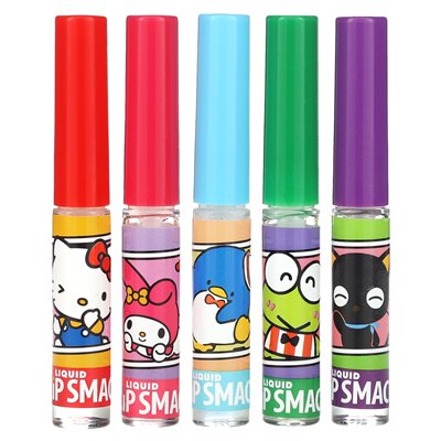 Lip Smacker, Hello Kitty and Friends, Liquid Lip Gloss, Best Flavor Ever, 5 Pack, 0.45 fl oz (14 ml)