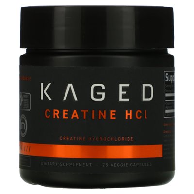 Kaged, Creatine HCL, 75 kapsułek wegetariańskich