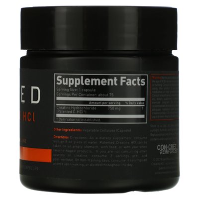 Kaged, Creatine HCL, 75 kapsułek wegetariańskich