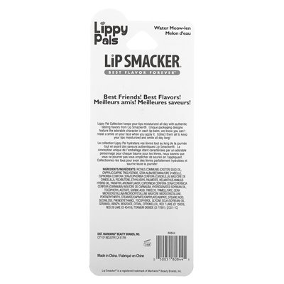 Lip Smacker, Lippy Pals Balm, Kitty, Water Meow-Lon, 0,14 uncji (4 g) Lip Smacker, Lippy Pals Balm, Kitty, Water Meow-Lon, 0,14 uncji (4 g)