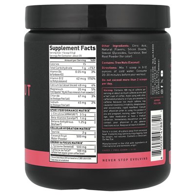 Kaged, przedtrening, sport, arbuz, 9,17 uncji (260 g) Kaged, przedtrening, sport, arbuz, 9,17 uncji (260 g)
