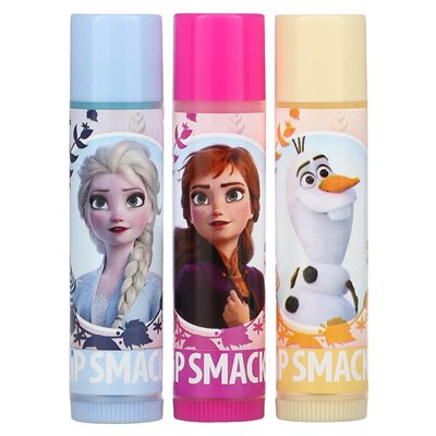 Lip Smacker, Frozen II, Lip Balm, Trio Pack, 3 Pack, 0.14 oz (4 g) Each