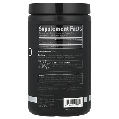 Kagena, glutamine, fossil-free, 17.6 oz (500 g)