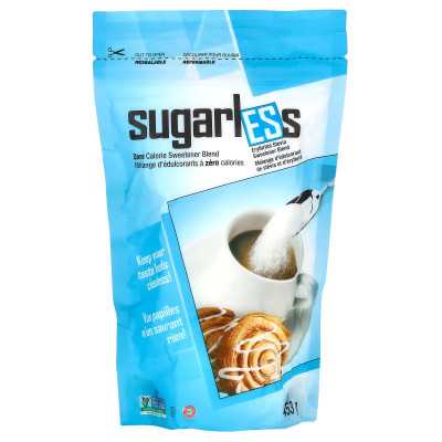 Ogród zdrowotny, Sugarless, Erytritol Stevia Sweenener Blend, 453 g Ogród zdrowotny, Sugarless, Erytritol Stevia Sweenener Blend, 453 g
