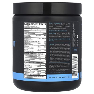 Kaged, Pre-Kaged, Sport Pre-Workout, Blue Raspberry, 9.24 oz (262 g) Kaged, Pre-Kaged, Sport Pre-Workout, Blue Raspberry, 9.24 oz (262 g)