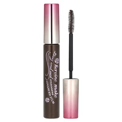 Kissme, Heroine Make, Long &amp Curl Mascara, zaawansowany film, 02 Brown, 0,21 uncji (6 g)