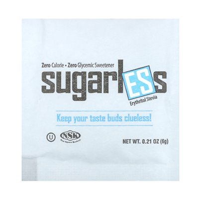 Health Garden, Sugarless, Erythritol Stevia, 40 Packs, 0.21 oz (6 g)