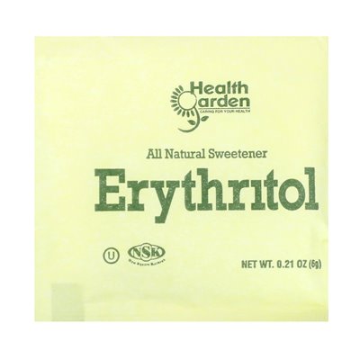 Health Garden, natürlicher Erythrit-Süßstoff, 50 Packungen, 0,21 Unzen (6 g)