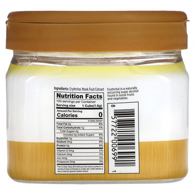 Ogród zdrowotny, całkowicie naturalne kostki owoców, 100 kostek, 5,64 uncji (160 g)