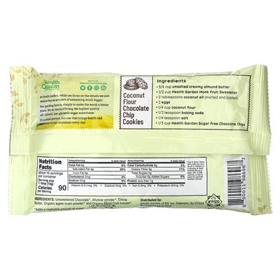 Ogród zdrowotny, chipsy czekoladowe, bez cukru, 8 uncji (227 g)