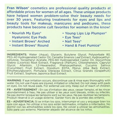 Fran Wilson, Nourish My Eyes®, Cucumber Eye Pads, 36 Stück