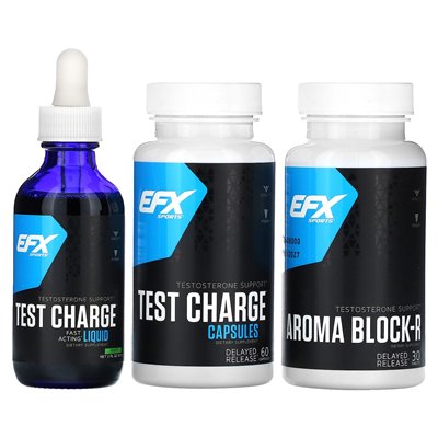 EFX Sports, Test Charge, Testostosteron Wsparcie, 1 zestaw