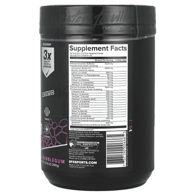 EFX Sports, Aminzorb® Elite 21, Pink Bubblebum, 13,76 uncji (390 g) EFX Sports, Aminzorb® Elite 21, Pink Bubblebum, 13,76 uncji (390 g)