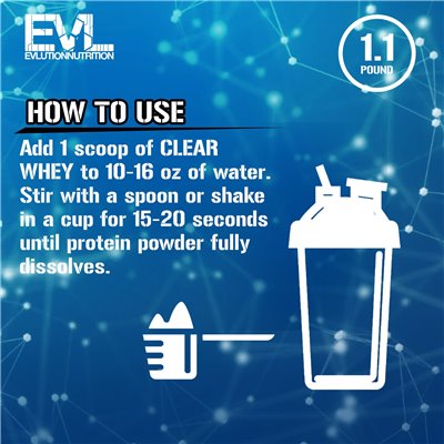 Evlution Nutrition, Clear Whey, 100% izolat białka serwatkowego, brzoskwiniowe mango, 1,1 funta (500 g) Evlution Nutrition, Clear Whey, 100% izolat białka serwatkowego, brzoskwiniowe mango, 1,1 funta (500 g)