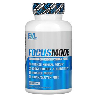 Evlution Nutrition, FocusMode, 30 kapsułek wegetariańskich